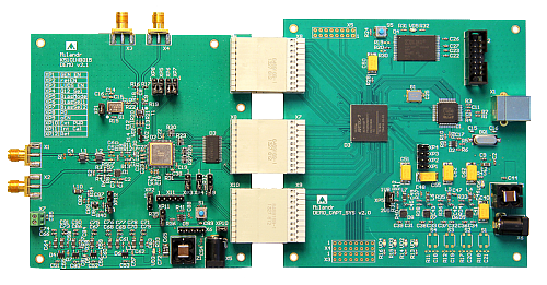 Демонстрационная плата для микросхемы АЦП К5101НВ015 Демонстрационные платы