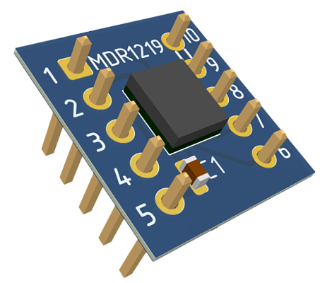 MDR1219LGI-Micro плата с микроконтроллером Отладочные комплекты