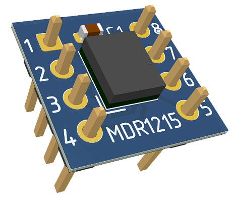 MDR1215LGI-Micro плата с микроконтроллером Отладочные комплекты